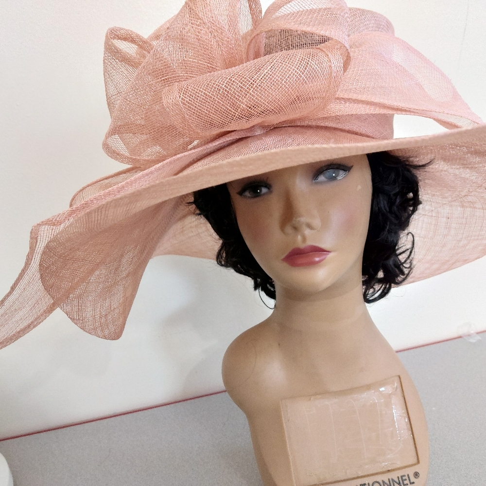 Blush color  hat